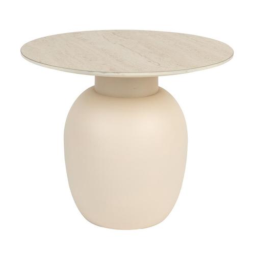 *WOONWINKEL* Bijzettafel Travertin Beige, Huis en Inrichting, Tafels | Salontafels, Nieuw, Verzenden