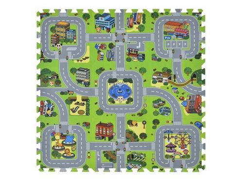 Veiling - Kinderpuzzelmat  - 9-delig - Stad met straten desi, Kinderen en Baby's, Speelgoed | Kinderpuzzels, Nieuw