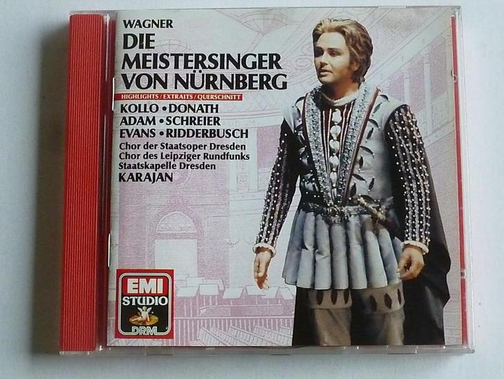 Wagner - Die Meistersinger von Nürnberg / Herbert von Karaja, Cd's en Dvd's, Cd's | Klassiek, Zo goed als nieuw, Verzenden