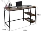 Bureau Stoer - computertafel - industrieel design met, Huis en Inrichting, Bureaus, Verzenden, Nieuw