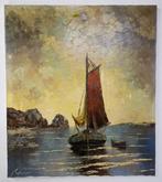 Herbert Uerpmann (1911-1996) - Seestück, Fischerboot im, Antiek en Kunst