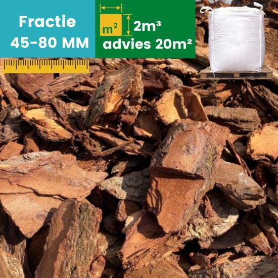 Basic Franse Boomschors 45/80mm - 2m³ (big bag), Tuin en Terras, Tuinwanddecoratie, Verzenden