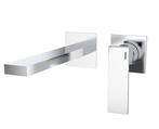 GRB mixers inbouw wastafelkraan chroom vierkant Kala, Ophalen of Verzenden, Nieuw, Chroom, Bad
