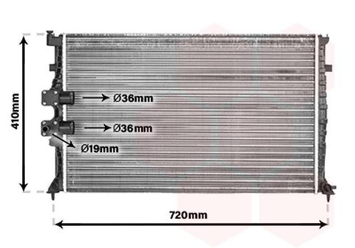 RADIATOR VOOR PEUGEOT 406 8_ 1995-1999 9624221480, Auto-onderdelen, Airco en Verwarming, Nieuw, Ophalen of Verzenden