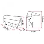 Fiamma Ultra Box 360 02801-01, Auto diversen, Dakdragers, Ophalen of Verzenden, Nieuw