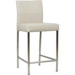 Leren barkruk Bright laag - Toledo Misty (crème) - Poten, Huis en Inrichting, Barkrukken, Nieuw, Leer, Ophalen of Verzenden, 90 cm of meer