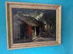 Theo Goedvriend (1879-1969) - Boer bij hut in bos