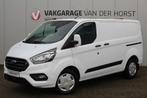 Ford Transit Custom 300 2.0 130PK TDCI L1H1 Trend Automaat, Automaat, Stof, Gebruikt, Zwart