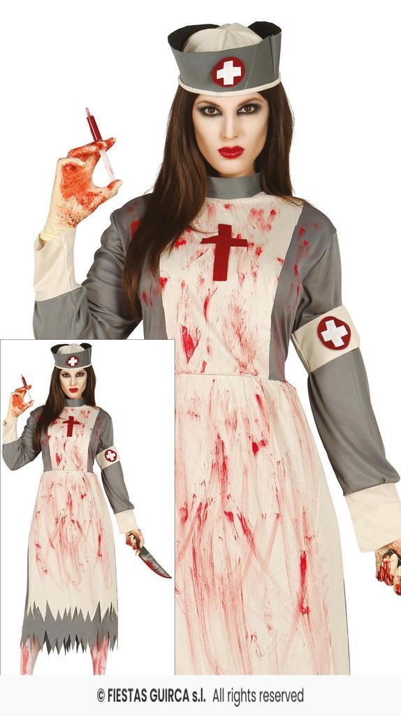 Zombie Zuster Kostuum, Hobby en Vrije tijd, Feestartikelen, Feestartikel, Nieuw, Verzenden