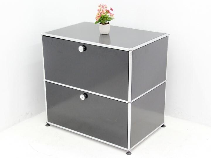 USM Haller dressoir kast - 74x76x52cm (hxbxd) - 2 lades -, Huis en Inrichting, Kasten | Overige, Gebruikt, Ophalen of Verzenden