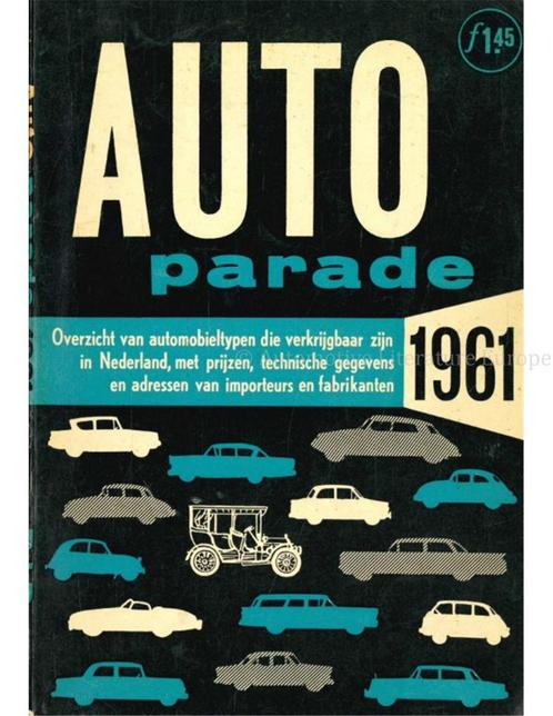 1961 AUTOPARADE, JAARBOEK, Boeken, Auto's | Folders en Tijdschriften