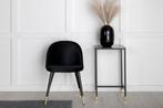 Eetkamerstoel - Sarah - Zwart - Fluweel - Jörn, Huis en Inrichting, Stoelen, Verzenden, Nieuw