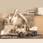 Kiepwagen met Graafarm 177-delig Houten DIY Modelbouw, Hobby en Vrije tijd, Verzenden, Nieuw