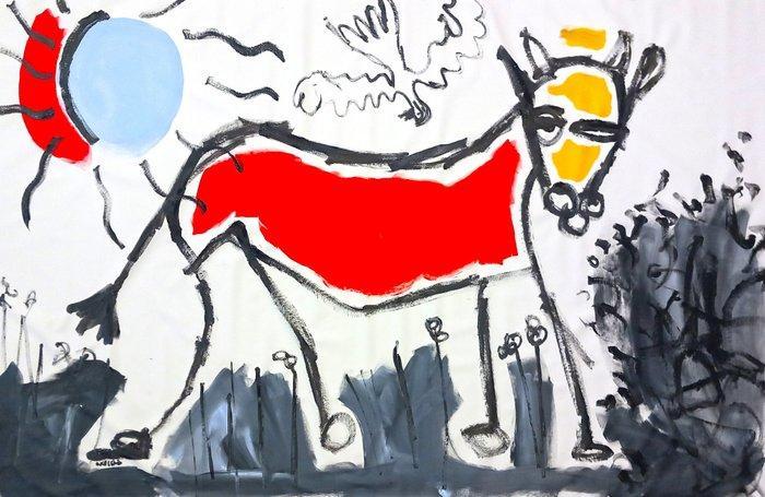 0xec6d0 (XX-XXI) - Corrida - XXXL, Antiek en Kunst, Kunst | Schilderijen | Modern