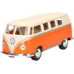 Modelauto Volkswagen T1 oranje/wit 13,5 cm - Modelauto, Verzenden, Nieuw