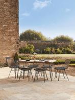 Dining tuinstoel Flamingo Wicker Aluminium Zwart The, Verzenden, Nieuw