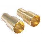 Maak van je fles een kandelaar goud  2,2/1,8x5cm set 2 excl, Ophalen of Verzenden, Nieuw