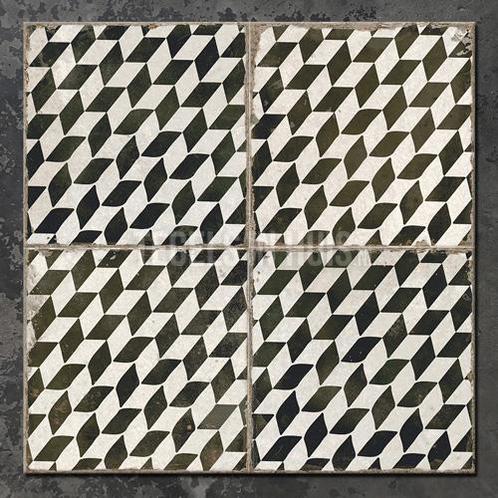 Vintage vloertegel / wandtegel fs espiga 45x45cm 4 in 1, Doe-het-zelf en Verbouw, Tegels, Vloertegels, Nieuw, 10 m² of meer, Keramiek