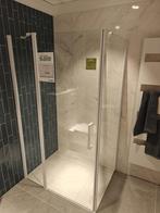 Douchecabine 120x90cm mat wit met draaideur - 0008, Doe-het-zelf en Verbouw, Sanitair, Ophalen, Nieuw, Glas