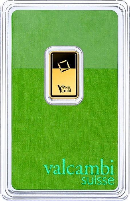 2,5 gram - Goud .999 - Valcambi, Switzerland - Verzegeld en, Postzegels en Munten, Edelmetalen en Baren