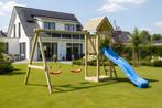 Houten Speeltoestel Kidoo Play met schommels en glijbaan, Ophalen of Verzenden, Nieuw