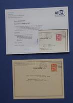 Nederland 1927 - Enkelfrankering Roltanding 2 Ct + PAPIERLAS, Postzegels en Munten, Postzegels | Nederland, Gestempeld