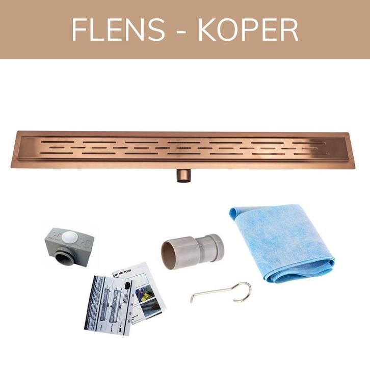 Douchegoot BWS Colorato Compleet Koper (Alle Maten), Doe-het-zelf en Verbouw, Sanitair, Douche, Nieuw, Ophalen of Verzenden