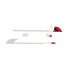 Stickerset zijscherm Vespa Sprint sport 4T Euro 4 rood zwart, Nieuw, Ophalen of Verzenden, Vespa