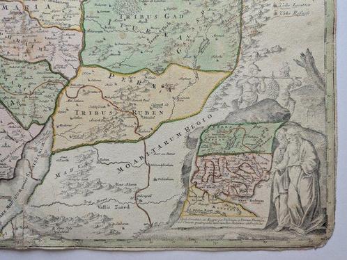 Israël - Heilige Aarde; Homann - Iudaea seu Palaestina ob, Boeken, Atlassen en Landkaarten