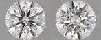 Zonder Minimumprijs - 2 pcs Diamant (Natuurlijk) - 0.61 ct -, Sieraden, Tassen en Uiterlijk, Edelstenen, Nieuw