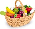 Janod In De Keuken 24 Stuks Groenten En Fruit In Mand -, Ophalen of Verzenden, Zo goed als nieuw, Jongen of Meisje