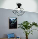 EGLO Tarbes Plafondlamp - E27 - Ø 32,5 cm - Zwart Tweede, Verzenden, Nieuw