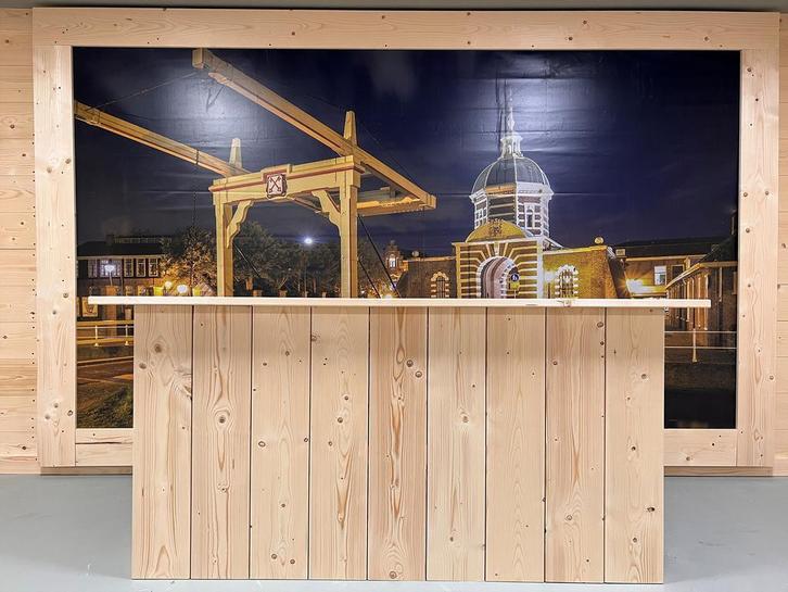 Steigerhouten Balie / Toonbank – Maatwerk - Direct Leverbaar, Zakelijke goederen, Kantoor en Winkelinrichting | Winkel en Inventaris