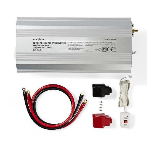 12V naar 230V Gemodificeerde Sinus Spanningsomvormer - 2500W, Hobby en Vrije tijd, Elektronica-componenten, Nieuw, Ophalen of Verzenden
