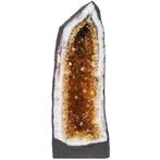 Citrien - Geode - 37x13x12 cm- 5.5 kg, Verzamelen, Mineralen en Fossielen