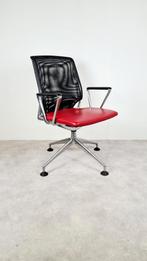 Vitra Meda Conference Chair leer/netwave  Nieuwstaat!   4x, Zo goed als nieuw, Leer, Vier