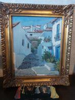 Julián Garrido (1905) - Pueblo blanco, Antiek en Kunst