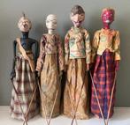 4 wayang golèk poppen - Java - Semar, Gareng, Petruk en