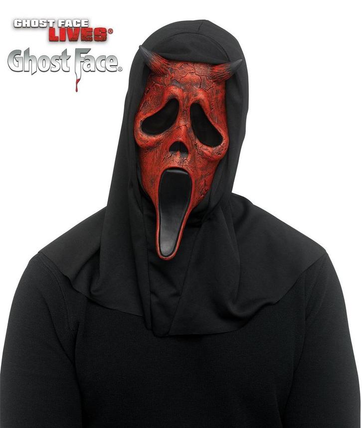 Ghost Face® Scream Aged Devil masker, Hobby en Vrije tijd, Feestartikelen, Feestartikel, Nieuw, Verzenden