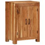vidaXL Dressoir 55x35x75 cm massief acaciahout, Minder dan 50 cm, Verzenden, Nieuw, Overige houtsoorten