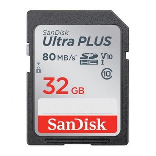 SanDisk SDHC Elite Ultra Plus 32GB 80MB/s, Audio, Tv en Foto, Fotografie | Geheugenkaarten, Overige typen, Nieuw, Ophalen of Verzenden