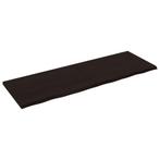 vidaXL Tafelblad 180x60x(2-4)cm behandeld eikenhout, Huis en Inrichting, Tafels | Eettafels, Verzenden, Nieuw