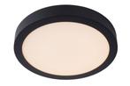 Lucide BRICE-LED - Badkamerlamp zwart 30cm rond dimbaar, Verzenden, Nieuw, Trendy verlichting