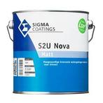 Sigma S2U Nova Matt - krasvast - WIT - 1 liter (LAKVERF), Doe-het-zelf en Verbouw, Verf, Beits en Lak, Wit, Nieuw, Ophalen of Verzenden