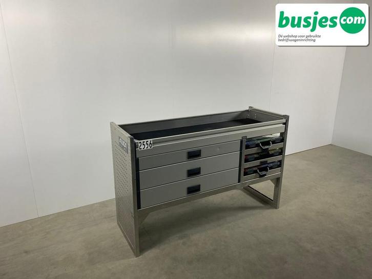 Aluca aluminium bedrijfswageninrichting gebruikt (nr 2556), Auto diversen, Overige Auto diversen, Ophalen of Verzenden
