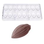 Bonbonvorm Chocolate World Cacaoboon (16x) 50x24x12mm, Verzenden, Nieuw