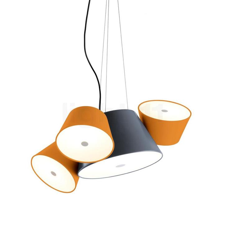 Marset Tam Tam Mini, blauw-grijs/oranje (Hanglampen), Huis en Inrichting, Lampen | Hanglampen, Nieuw, Verzenden