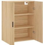 Sonoma eiken wandkast met deuren 69,5×34×90 cm, Huis en Inrichting, Kasten | Kledingkasten, Verzenden, Nieuw