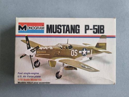 Monogram 6788 Mustang P-51B 1:72, Hobby en Vrije tijd, Modelbouw | Vliegtuigen en Helikopters, Verzenden