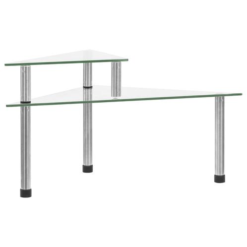 vidaXL Keukenschap 49,5x35x19 cm gehard glas transparent, Huis en Inrichting, Keuken | Keukenbenodigdheden, Nieuw, Verzenden